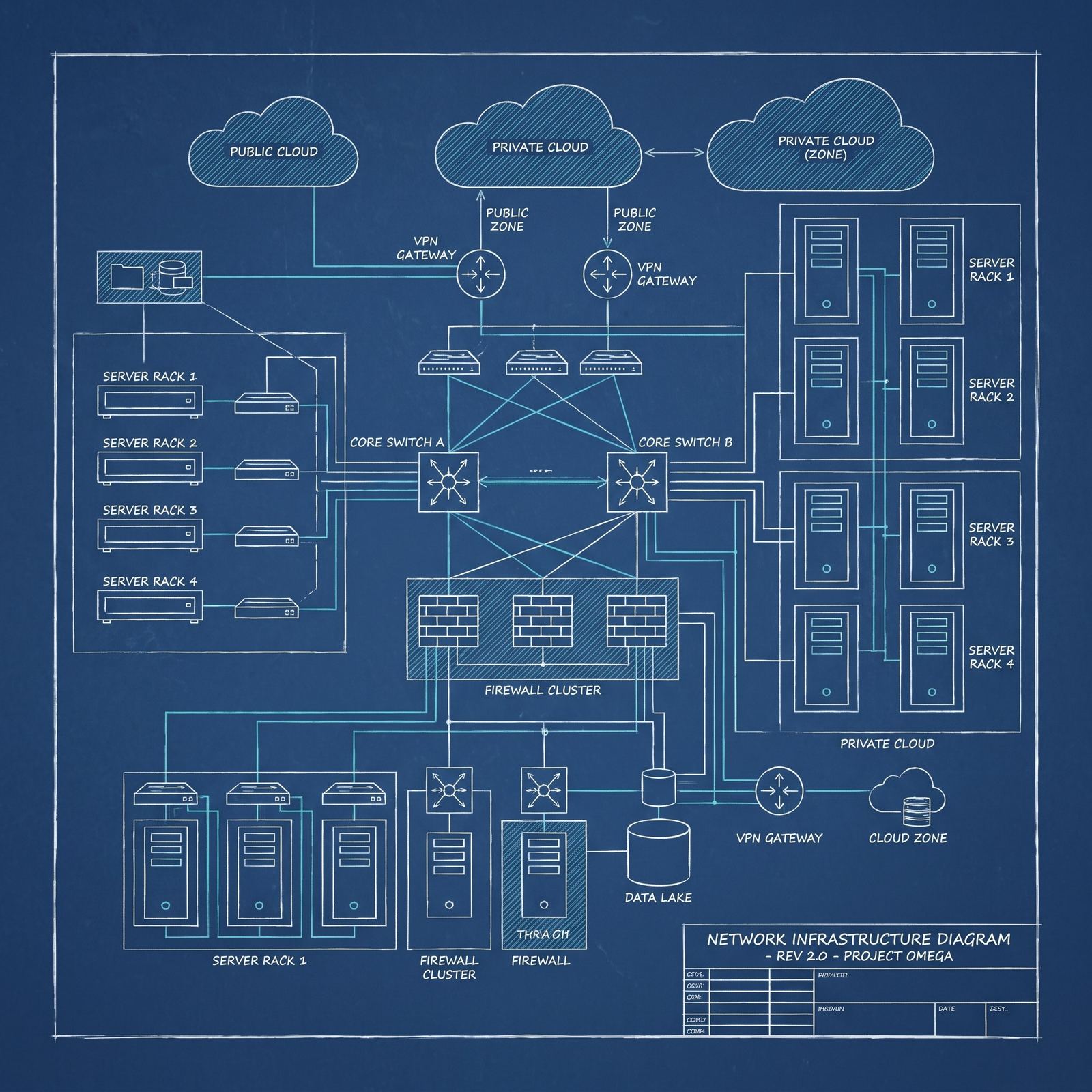 Cartographie de l'infrastructure logicielle et matérielle existante d'un client