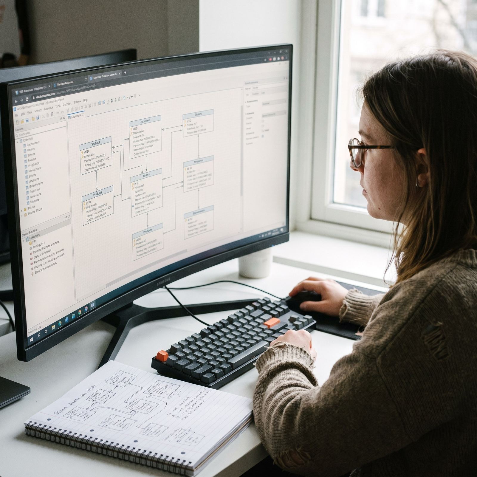 Modélisation de la base de données modulaire pour une application sur mesure